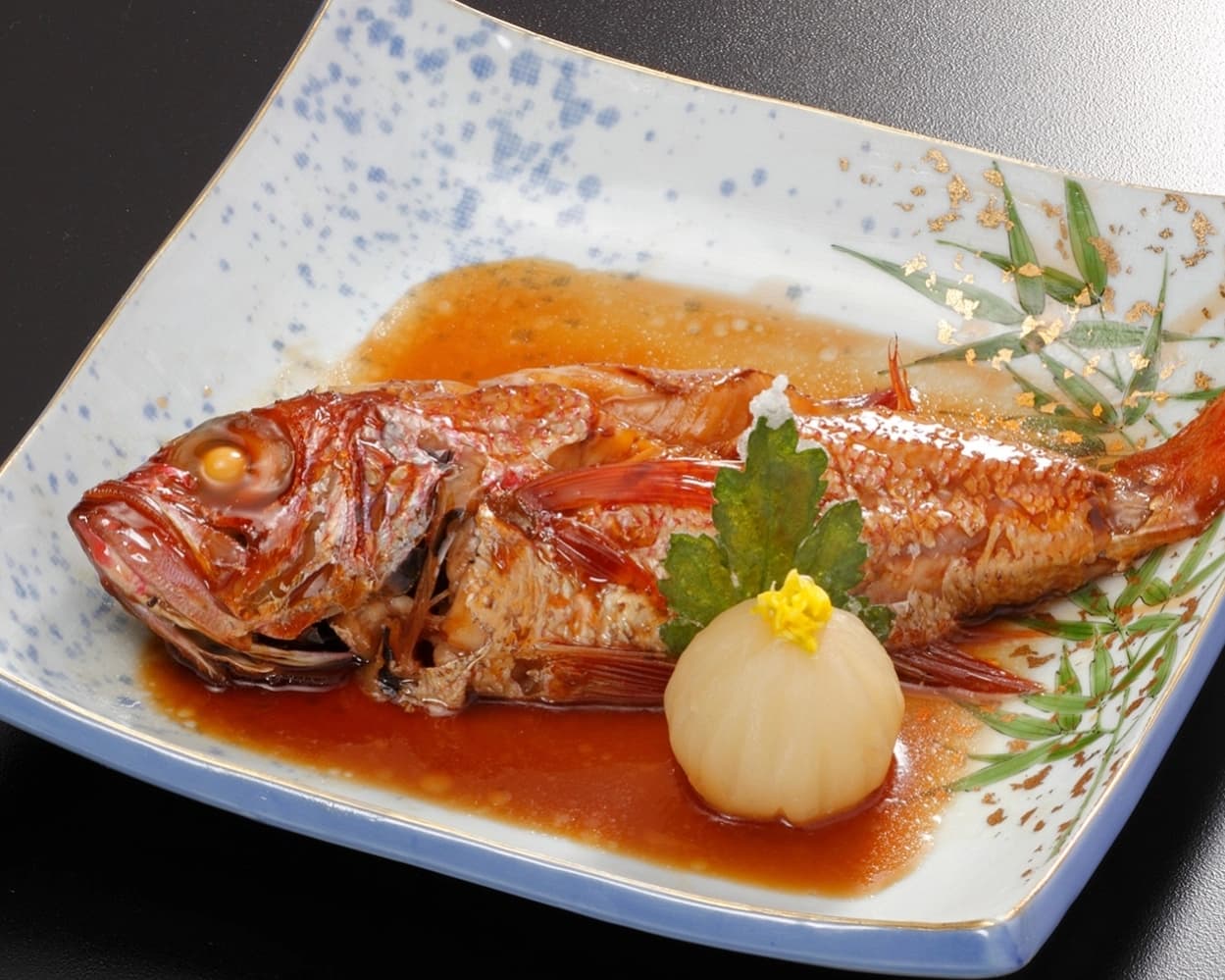 皆生松月|料理一例:ノドグロ煮付け特選会席・ディナー