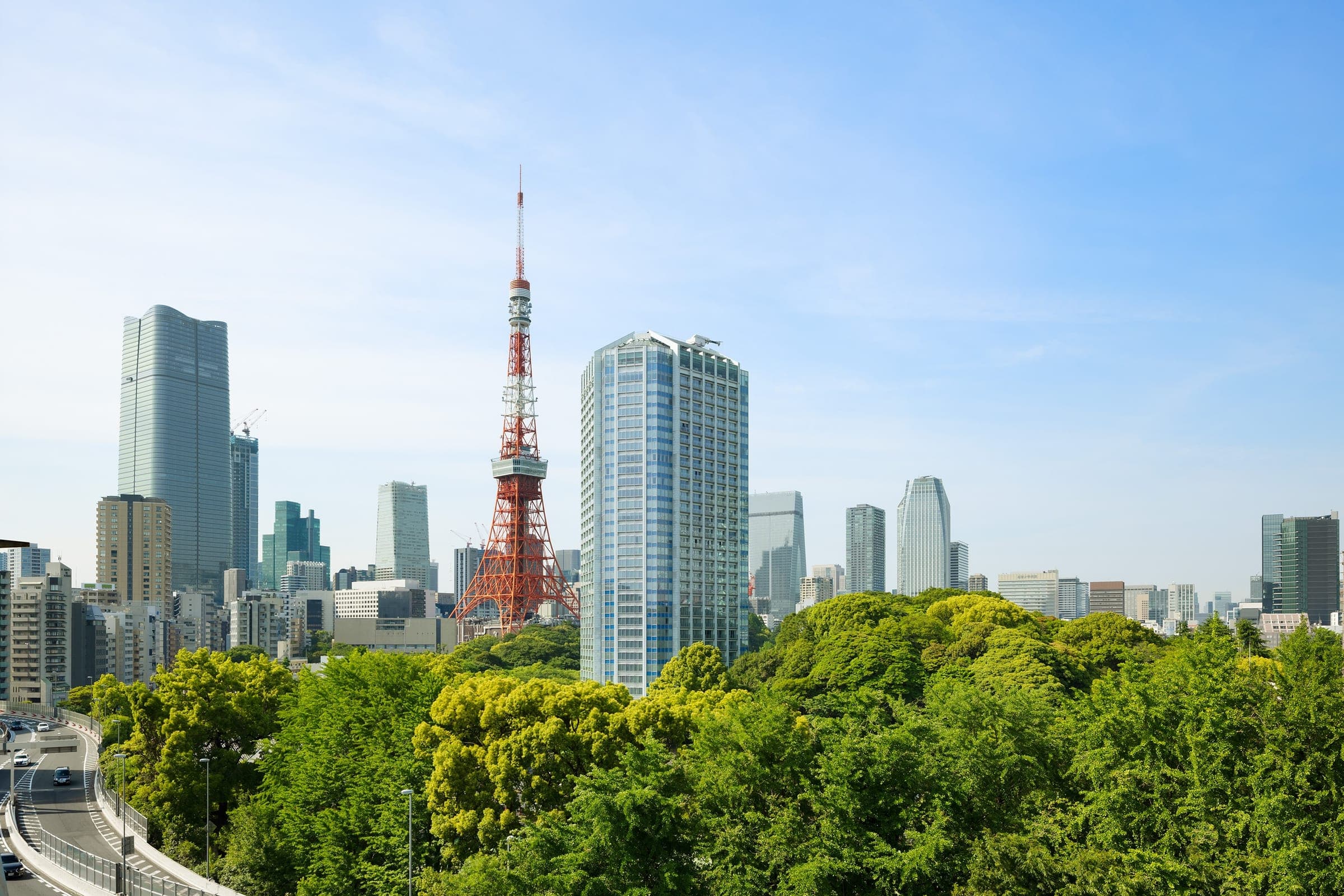 ザ・プリンス パークタワー東京の外観と東京タワー